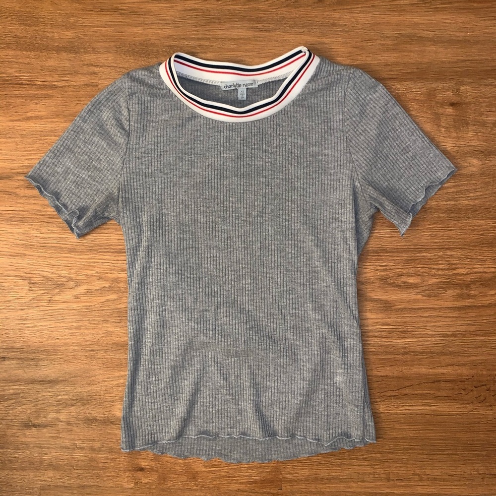 ⭐️Lettuce edge babydoll tee